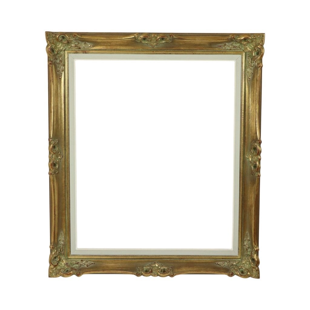 Grote Gouden Klassieke Barok Stijl Lijst Hout Gips 76x66cm, Ophalen of Verzenden, Gebruikt, Hout