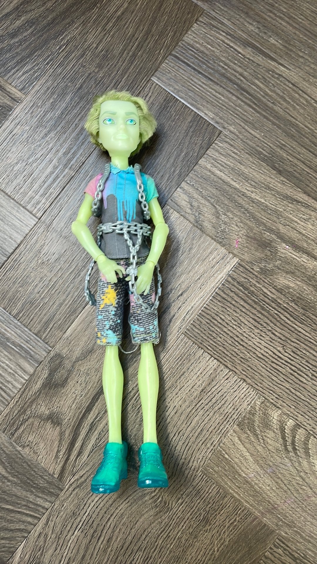 Monster high pop, Ophalen of Verzenden, Gebruikt, Pop