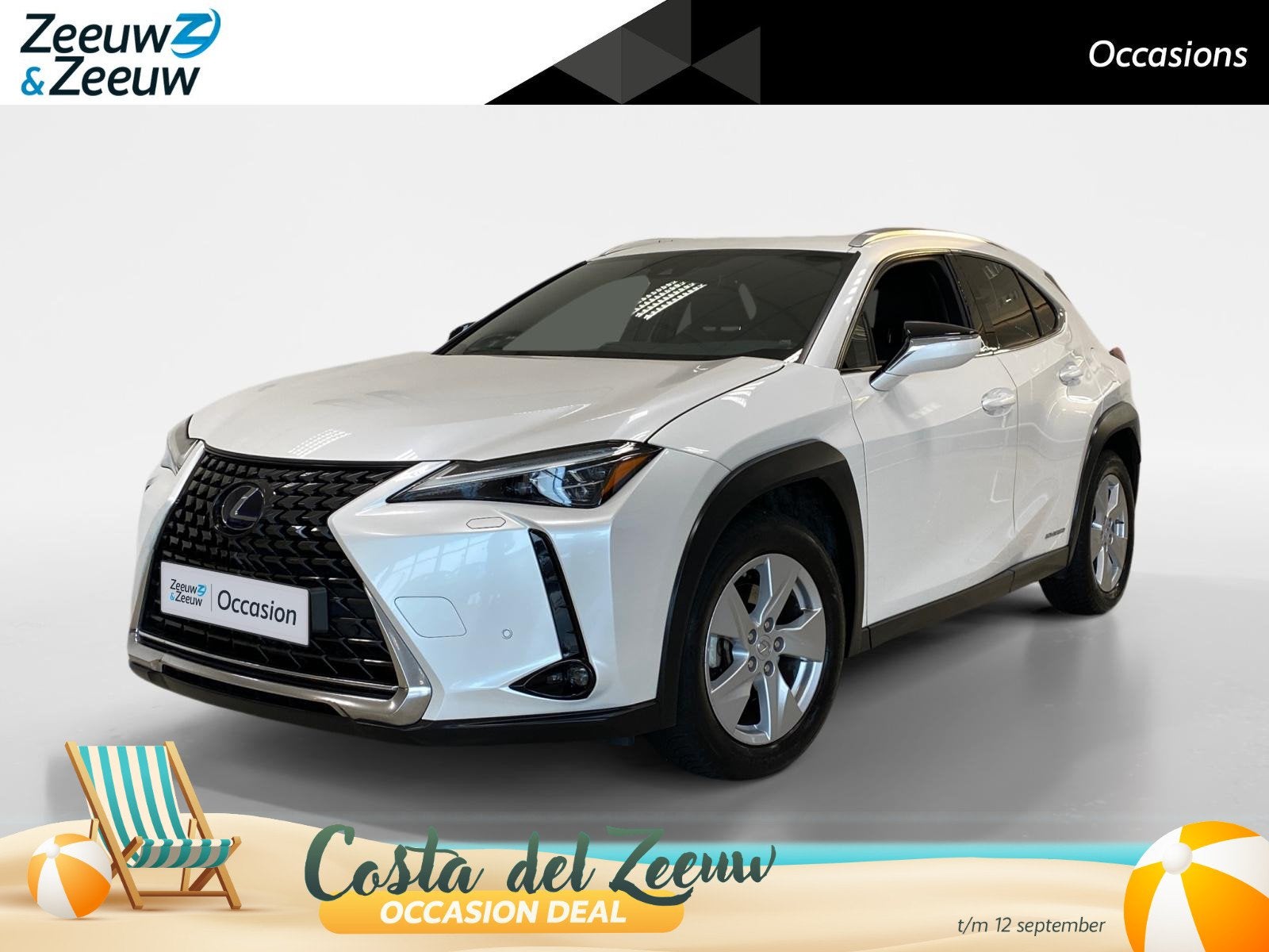 Lexus UX 250 HYBRID | FIRST EDITION | TREKHAAK | NL-AUTO |, 12 maanden, Stof, Gebruikt, Wit