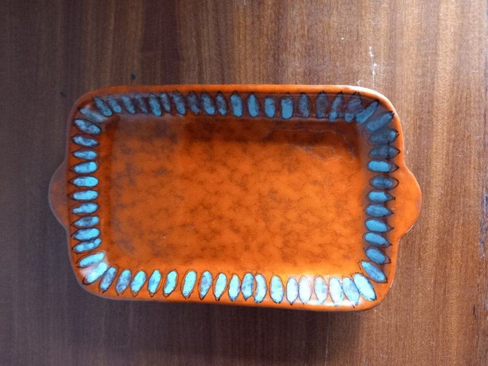 Schaal Franchi Assisi majolica keramiek 18x10,5 cm, Antiek en Kunst, Ophalen of Verzenden