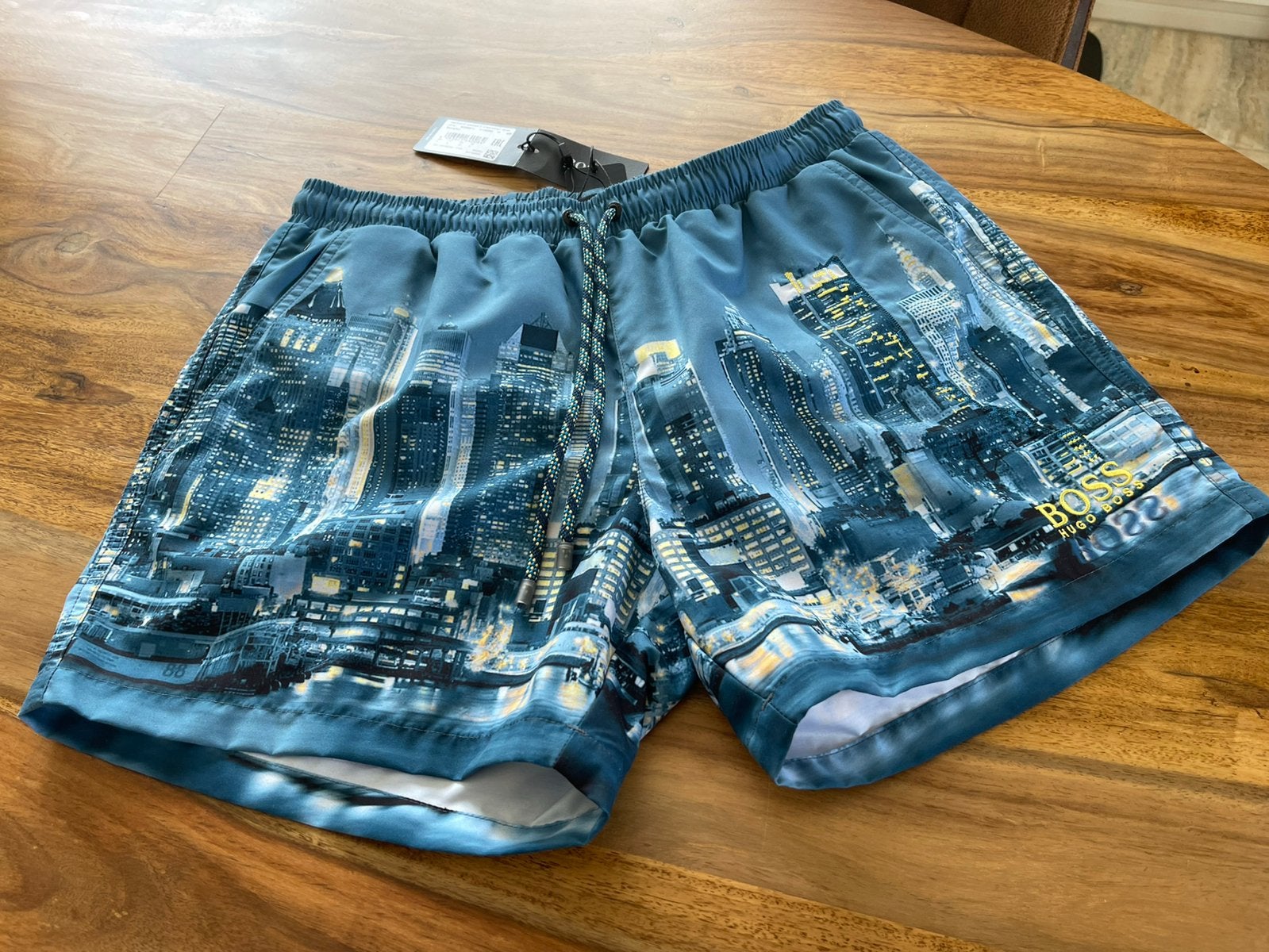 Hugo boss heren zwemshort maat s, Verzenden, Maat 46 (S) of kleiner, Blauw, Zwemshort