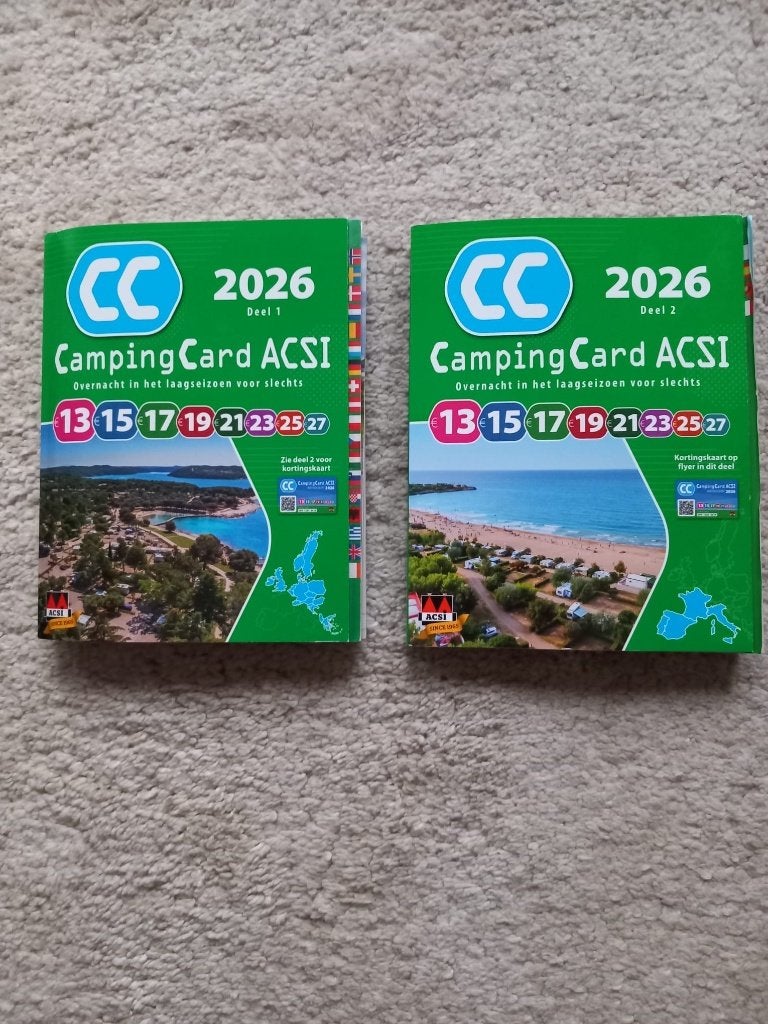 ACSI Campingboeken uitgave 2026, kompleet en niet gebruikt., Europa, Nieuw, Campinggids, Ophalen