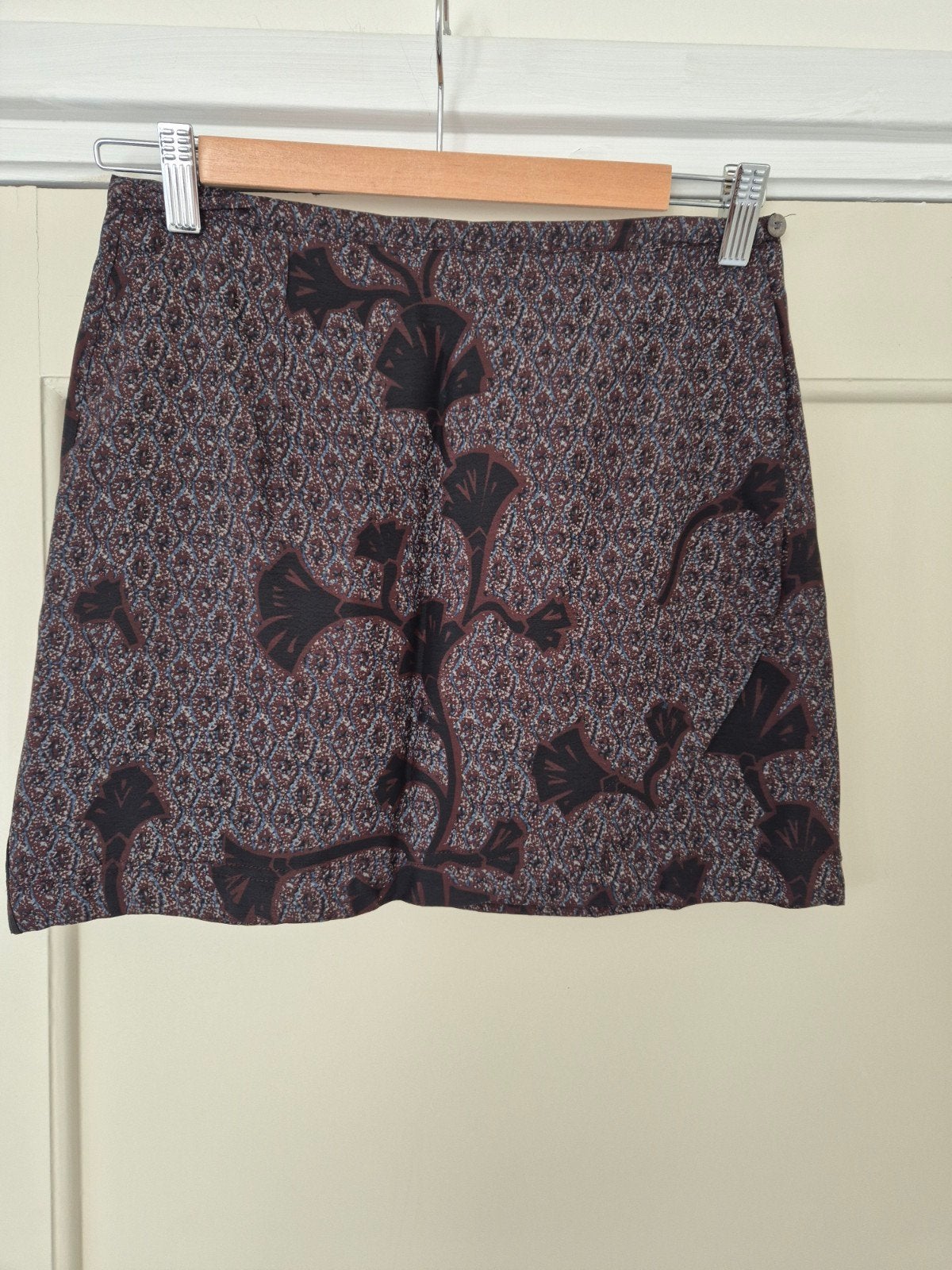 Zwart met bordeaux rood overslag rokje van Didi m1., Zwart, Didi, Ophalen of Verzenden, Zo goed als nieuw