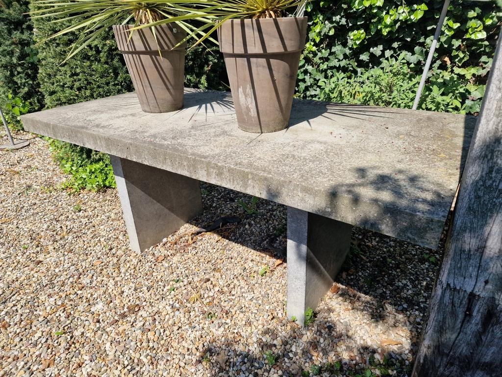 Betonnen tuintafel, Tuin en Terras, Tuintafels, Ophalen, Rechthoekig, Overige materialen