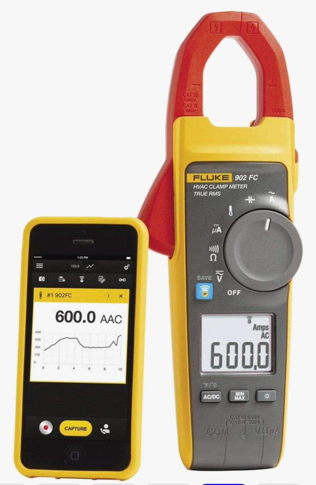 Fluke 902 FC True-RMS HVAC stroomtang – Nieuw, Ophalen, Nieuw, Multimeter