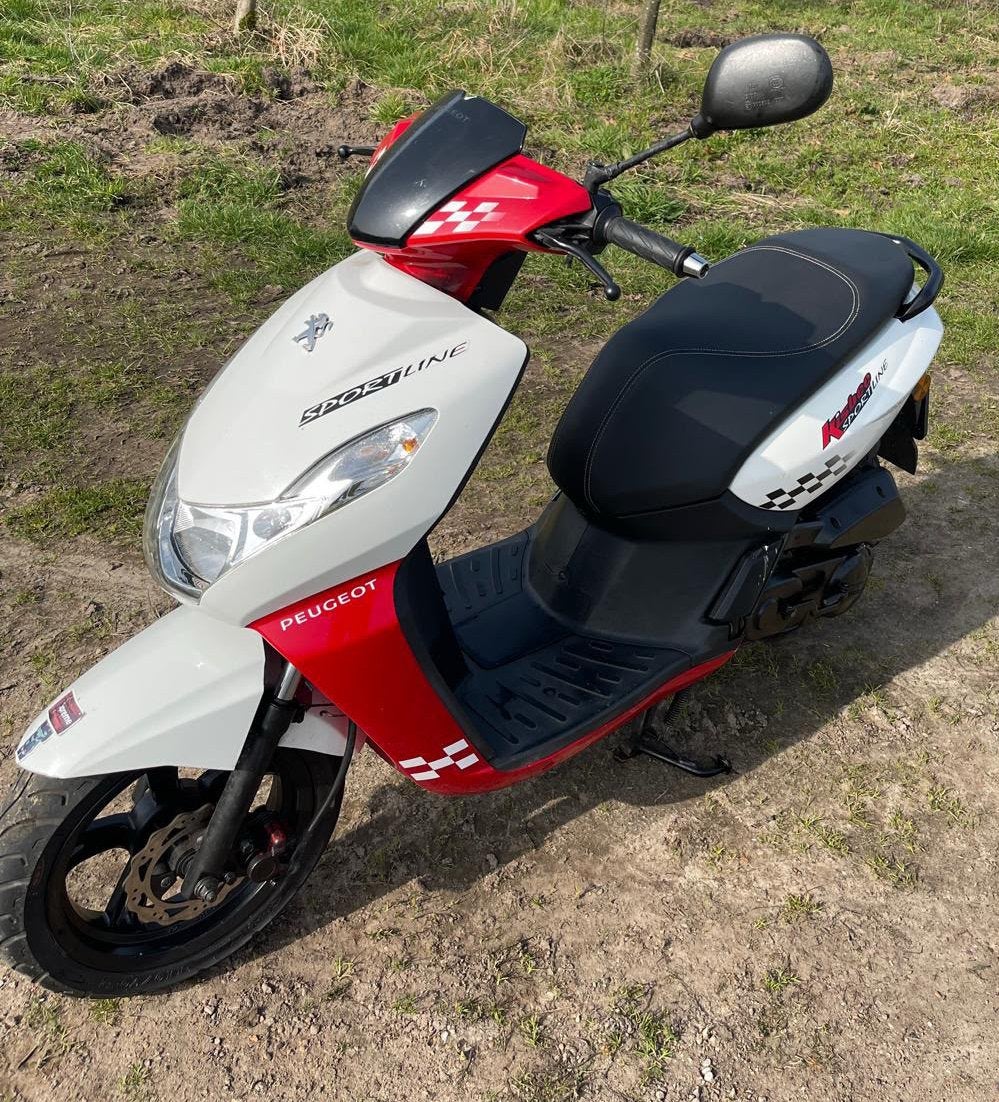 Mooie & PEUGEOT KISBEE 2017 Snorbrommer met WOK Top staat!, Overige modellen, Ophalen of Verzenden, Zo goed als nieuw, Benzine