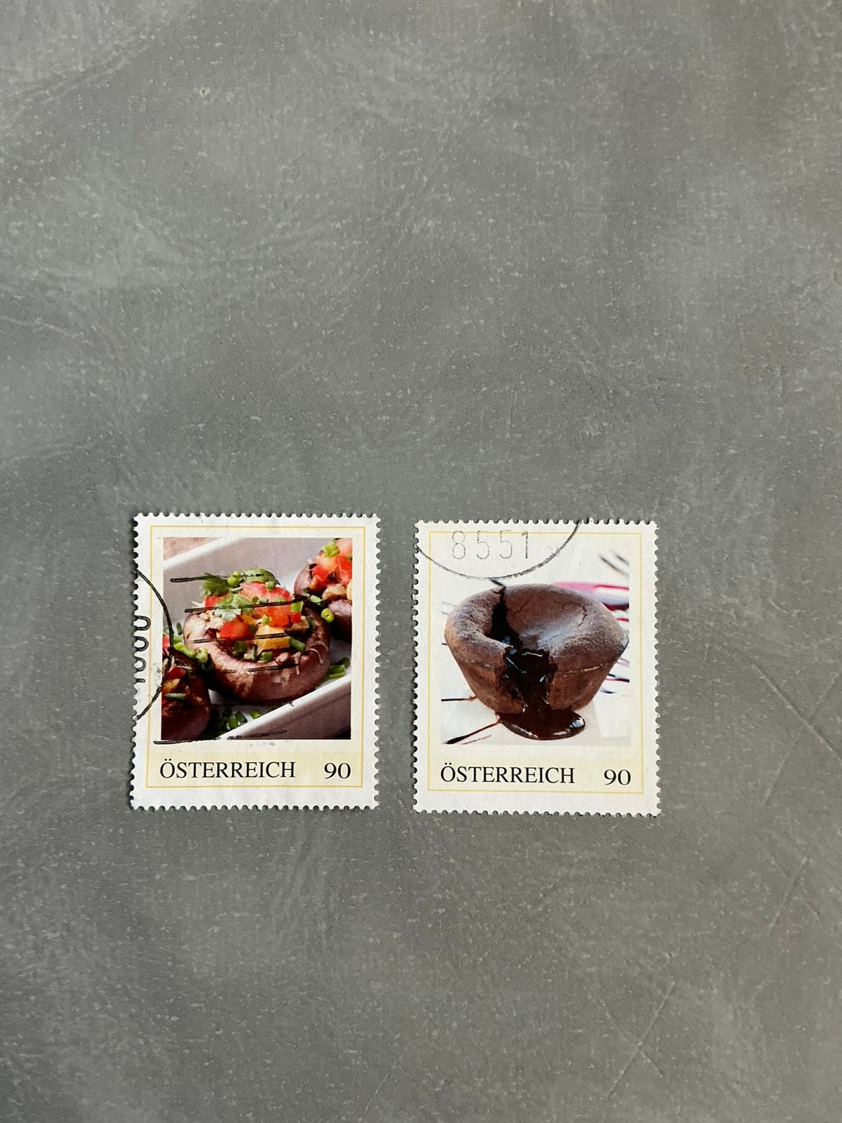 Persoonlijke postzegels, Verzenden, Gestempeld