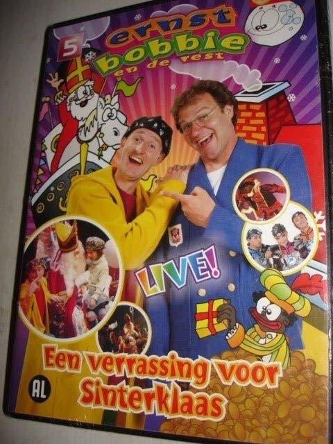 Ernst Bobbie en de Rest- Sinterklaas BOX- CD + DVD- NIEUW/SE, Verzenden, Nieuw in verpakking, Inclusief DVD