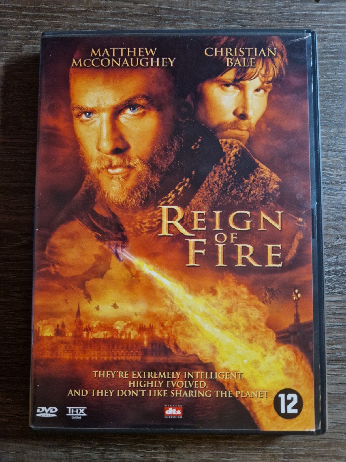 Reign of Fire (2002) dvd, Vanaf 16 jaar, Actie, Zo goed als nieuw, Ophalen of Verzenden