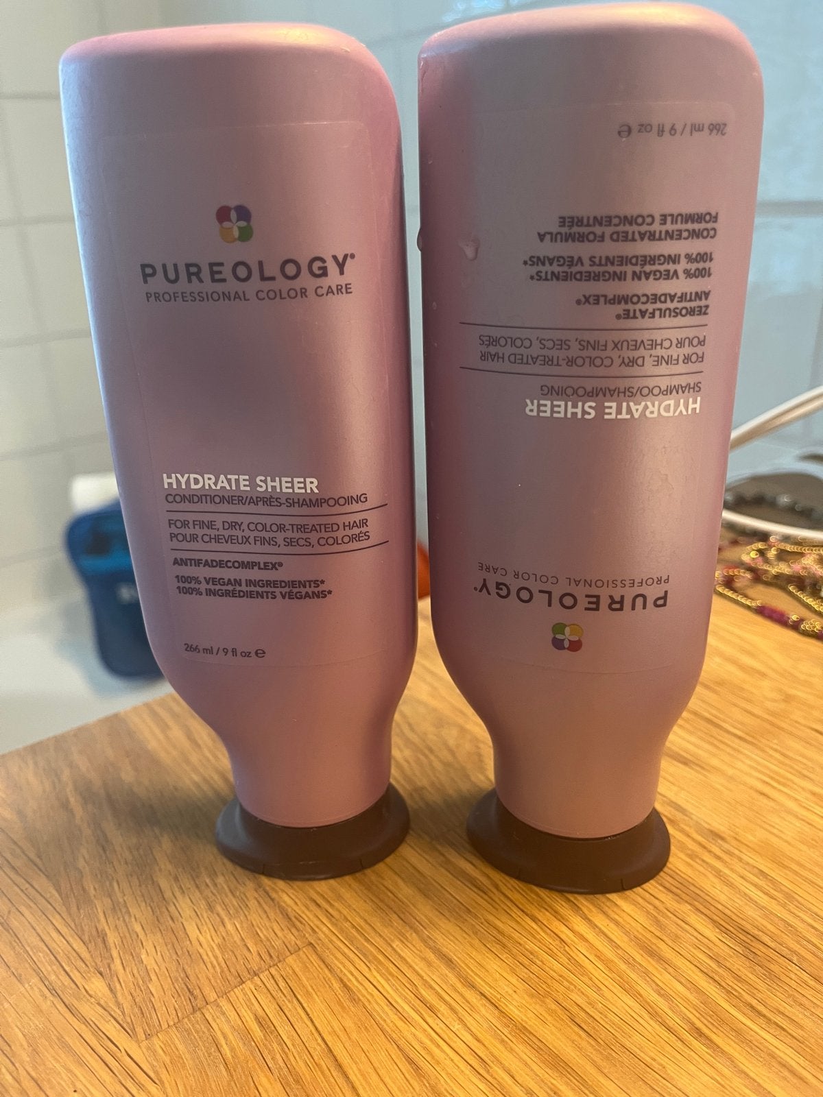 Pureology Hydrate Sheer Shampoo & Conditioner Set, Verzenden, Zo goed als nieuw, Shampoo of Conditioner