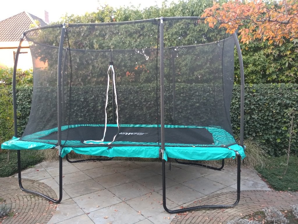 Rechthoekige trampoline van Salta, Ophalen, Gebruikt
