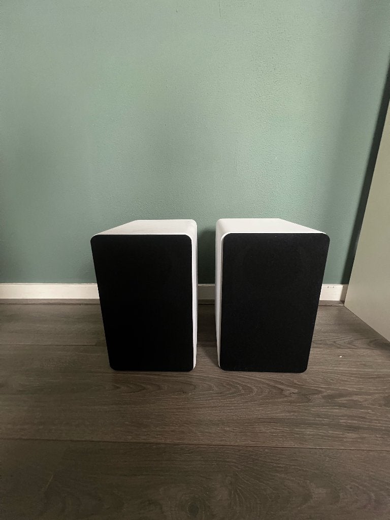 Argon Audio ALTO5 MK2 boekenplank speakers (wit), Zo goed als nieuw, 60 tot 120 watt, Geschikt voor surround/home cinema, Boekenplank luidspreker