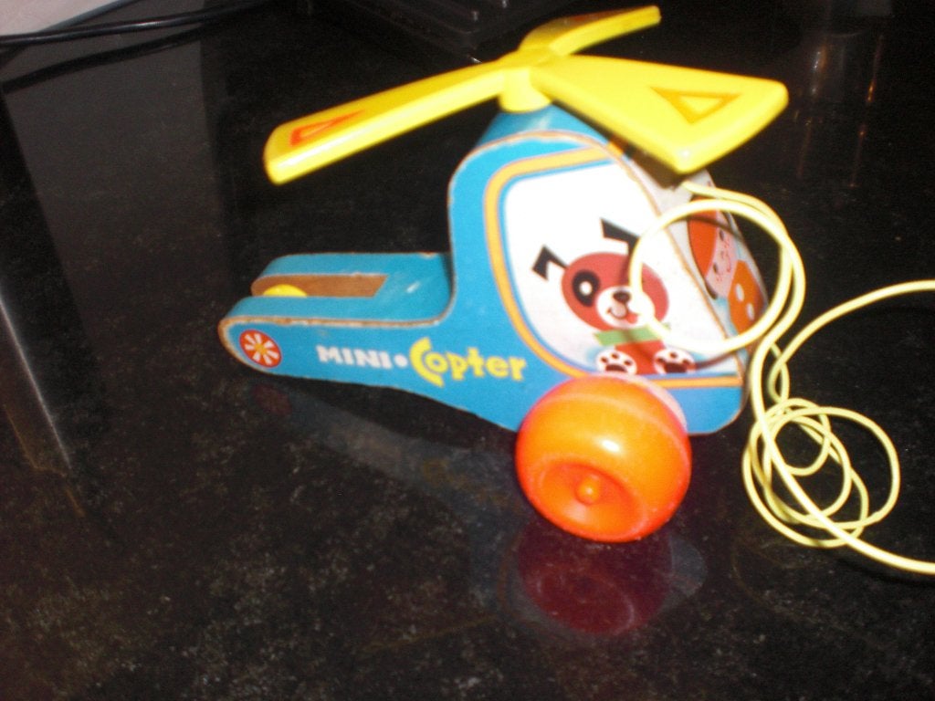vintage F p helicopter/auto,s  per item, Ophalen, Gebruikt, Auto of Voertuig, Met geluid