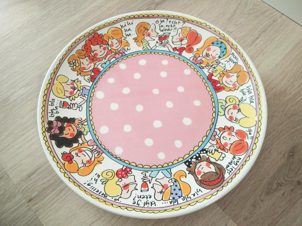 Blond Amsterdam Even Bijkletsen schaal / groot bord, Huis en Inrichting, Keuken | Servies, Blond Amsterdam, Ophalen of Verzenden