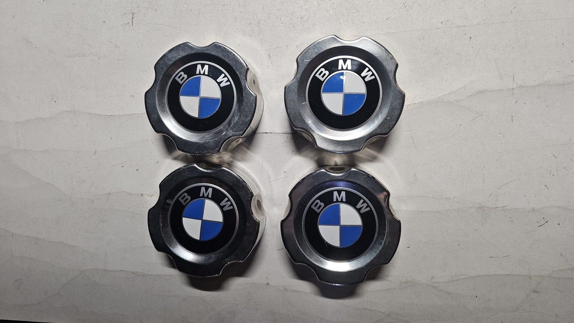 Naafkap set chrome voor stalen winter velgen BMW  3 serie 17, Gebruikt, -, -, Ophalen of Verzenden
