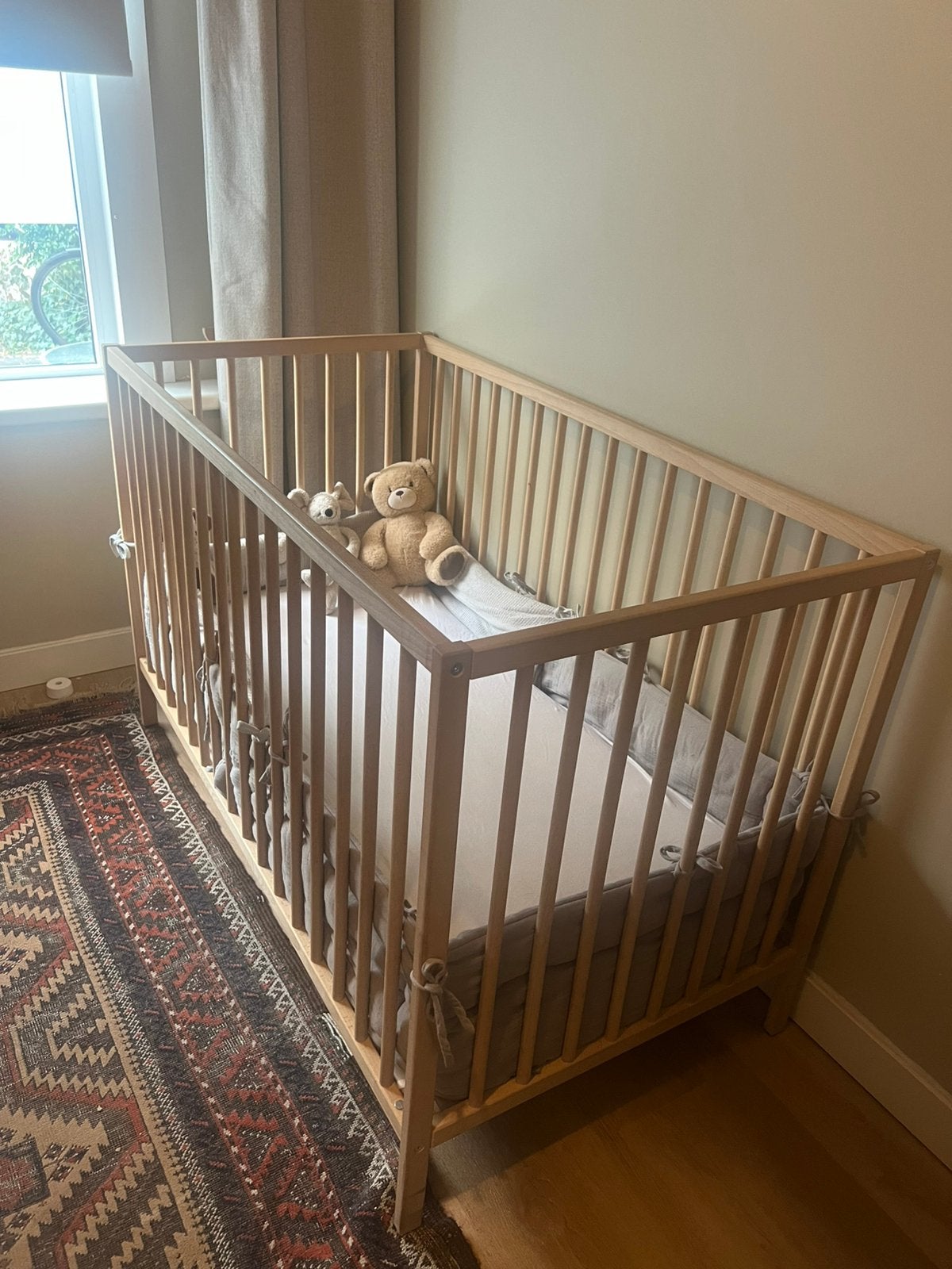 Ledikant Ikea + Matras 60x120, Ophalen, Gebruikt, Ledikant