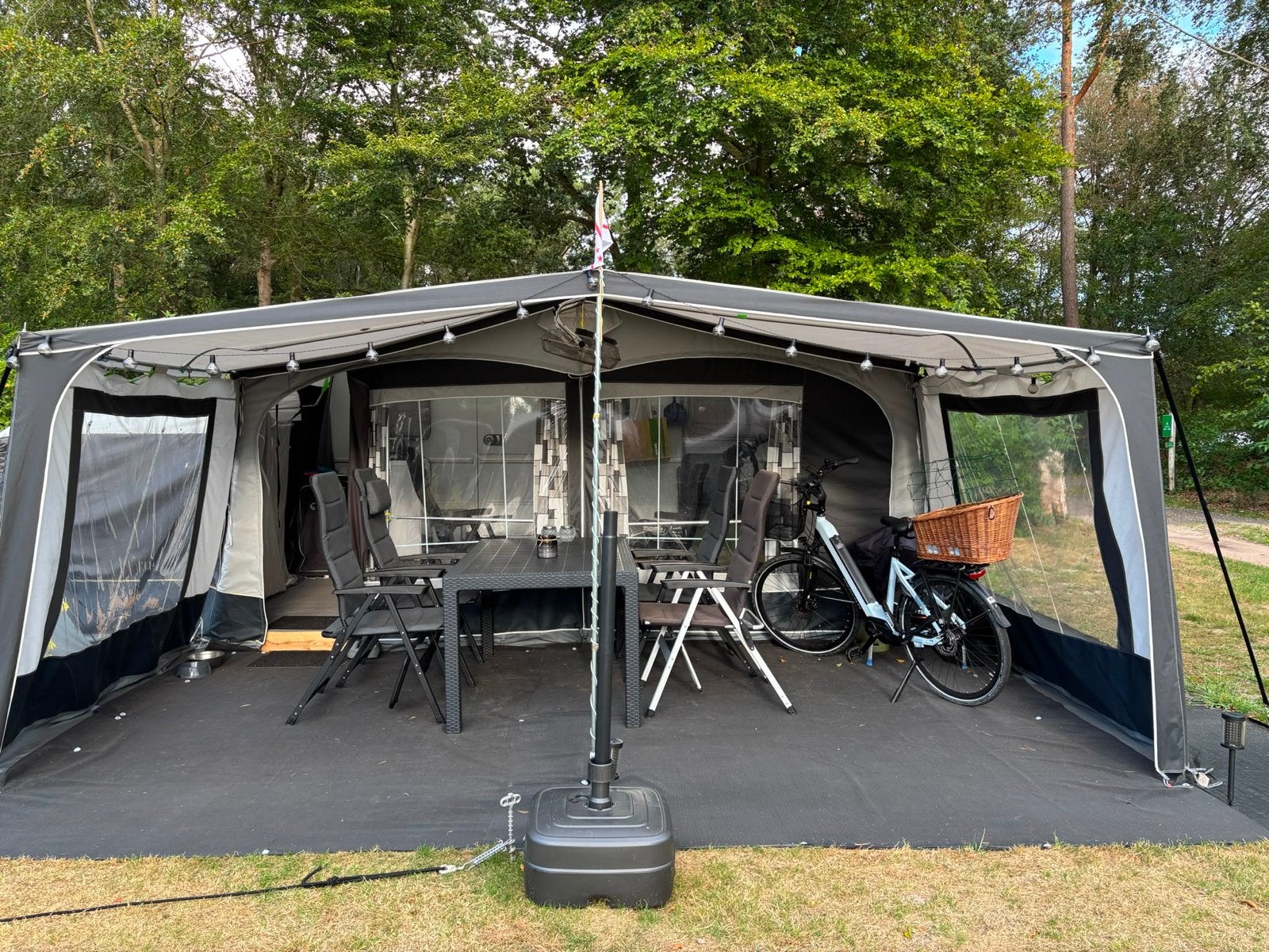 Dorema Garda XL Antra Voortent met Luifel en Uitbouw, Ophalen, Gebruikt, Ten Cate All Season 240g/m2, Dorema