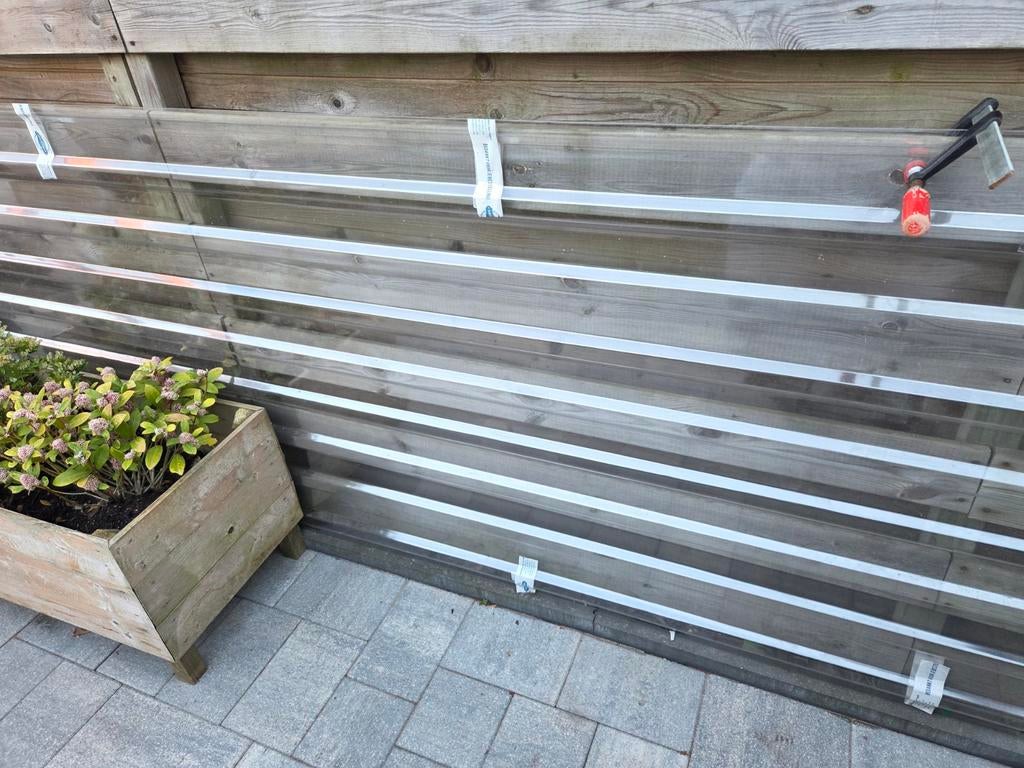 Polycarbonaat lichtplaat damwand profiel 1100/20, Ophalen, Nieuw