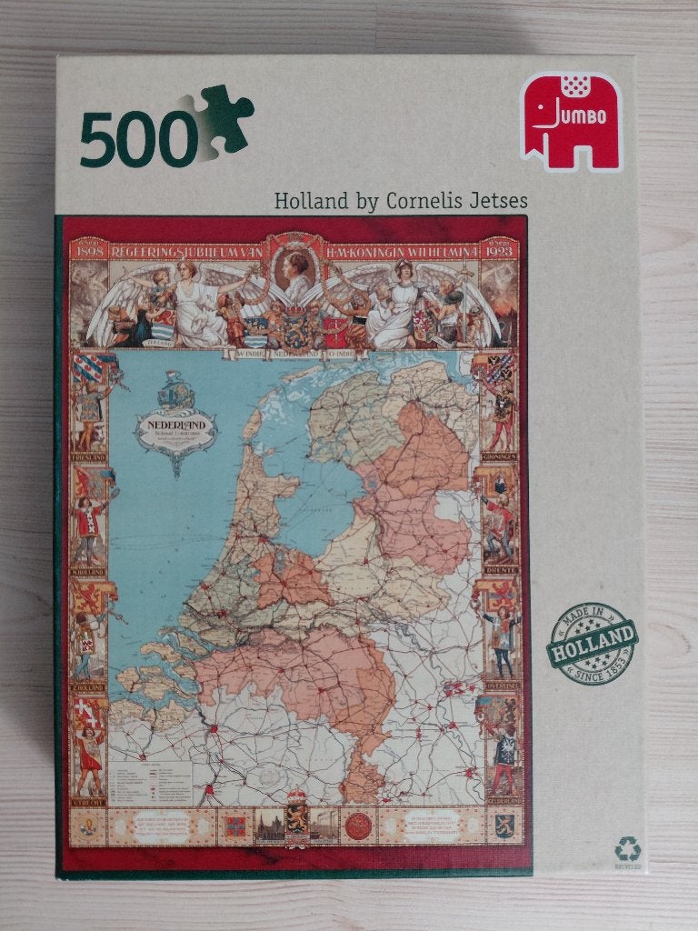Jumbo - Cornelis Jetses - Holland - 500, Ophalen of Verzenden, 500 t/m 1500 stukjes, Zo goed als nieuw, Legpuzzel