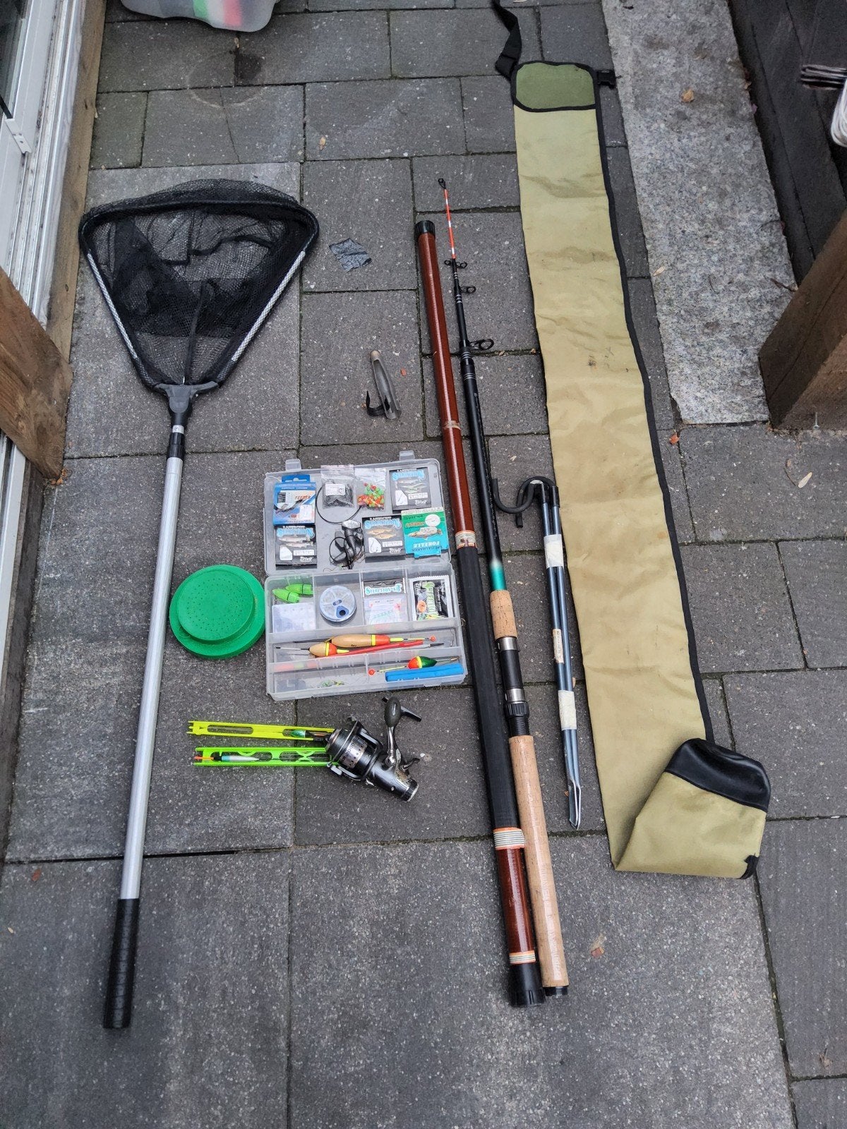 Vishengels vaste hengel visspullen, Watersport en Boten, Ophalen, Overige typen