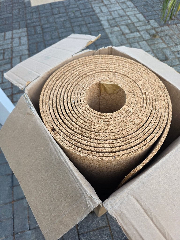 Nieuw kurk op rol ca. 100cm x 850cm x 6mm, Ophalen, Overige materialen, 4 tot 8 cm, Nieuw