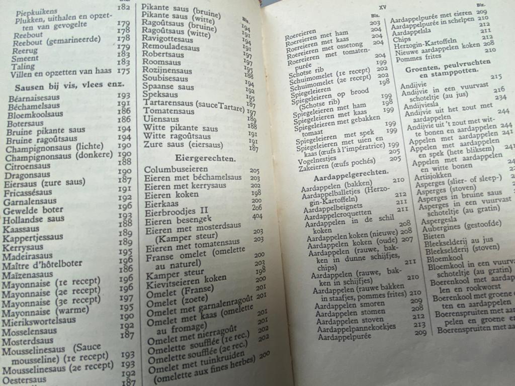 Kookboek Amsterdamse huishoudschool ca. 1935 (C. Wannee), Ophalen of Verzenden, Zo goed als nieuw, Nederland en België