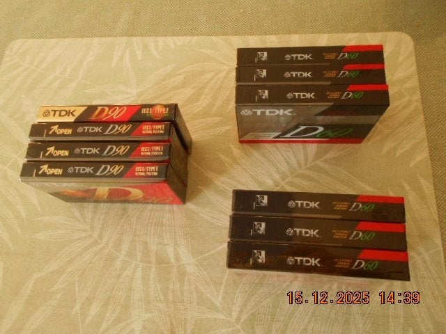 Cassetebandjes TDK gloedniew, 2 t/m 25 bandjes, Overige genres, Ophalen of Verzenden, Nieuw in verpakking