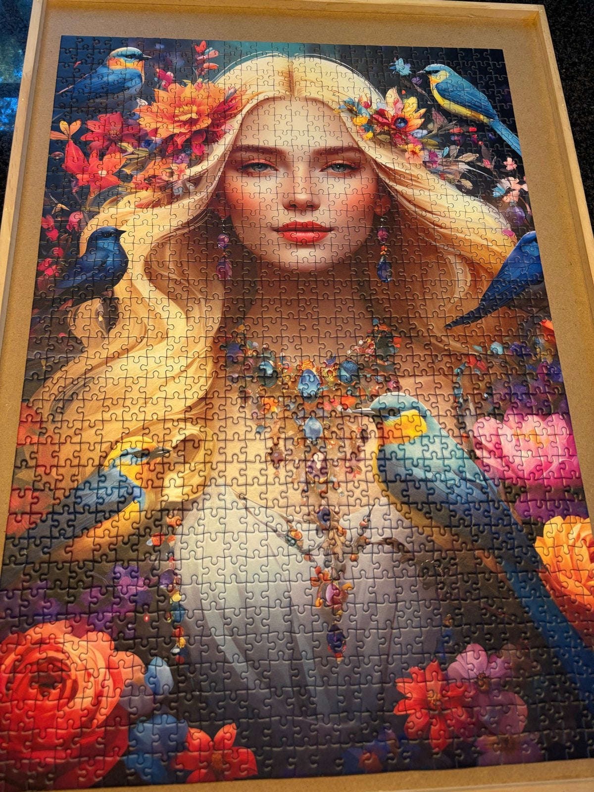 Bluebird Puzzle - Soul of Nature Collection - 1000 stukjes, Ophalen of Verzenden, 500 t/m 1500 stukjes, Zo goed als nieuw