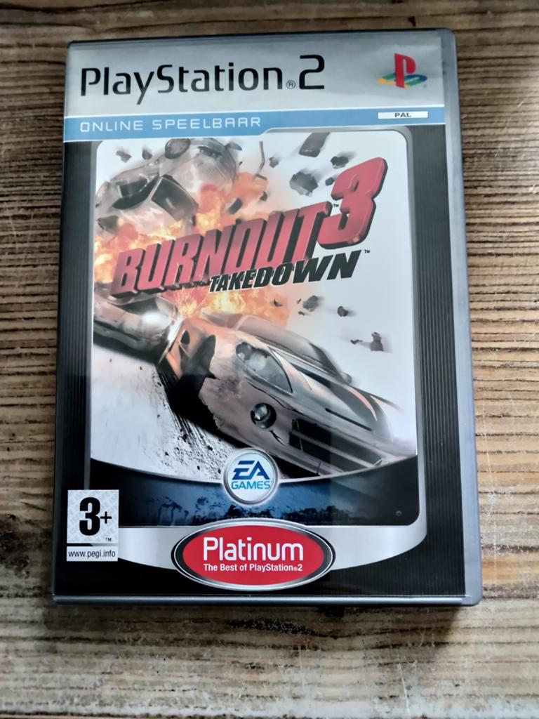 Burnout 3 Takedown - PlayStation 2 (PS2) Platinum, 1 speler, Ophalen of Verzenden, Racen en Vliegen, Vanaf 3 jaar