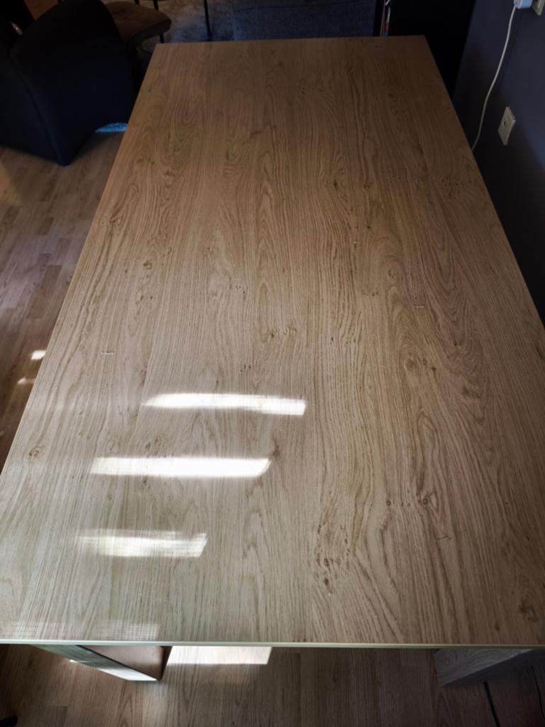 Houten eettafel 180x80x80 - demonteerbaar, Huis en Inrichting, Tafels | Eettafels, Ophalen, Gebruikt, 50 tot 100 cm, 150 tot 200 cm