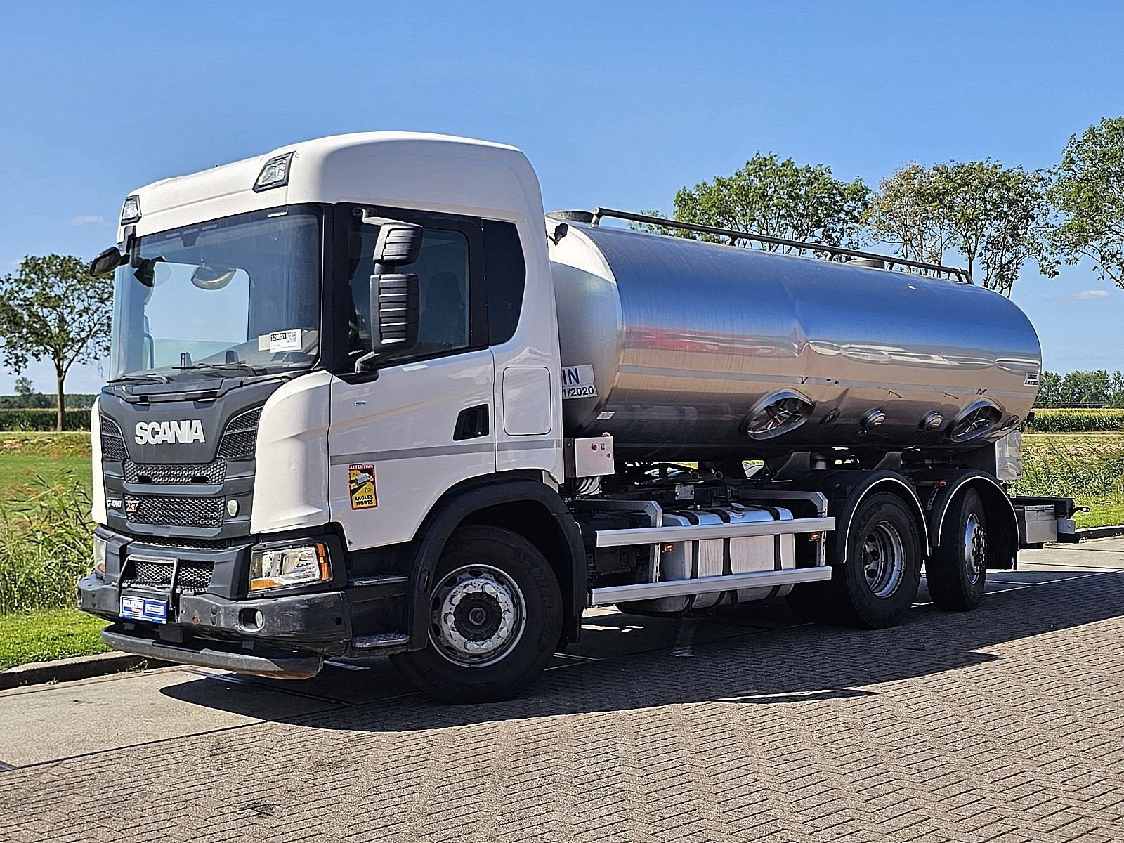 SCANIA G410 xt,milktank, Auto's, Automaat, Euro 6, Scania, Wit