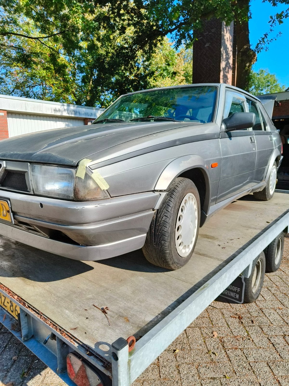 Opknapper! Alfa Romeo 75 2.0 Twin Spark 1989 Grijs, foto 3