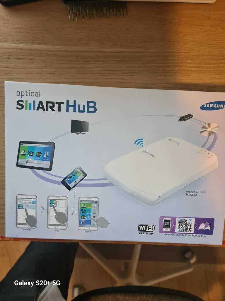 Samsung Optical Smart Hub HF-2088W - Nieuw in doos, Ophalen, Nieuw, Router, Samsung