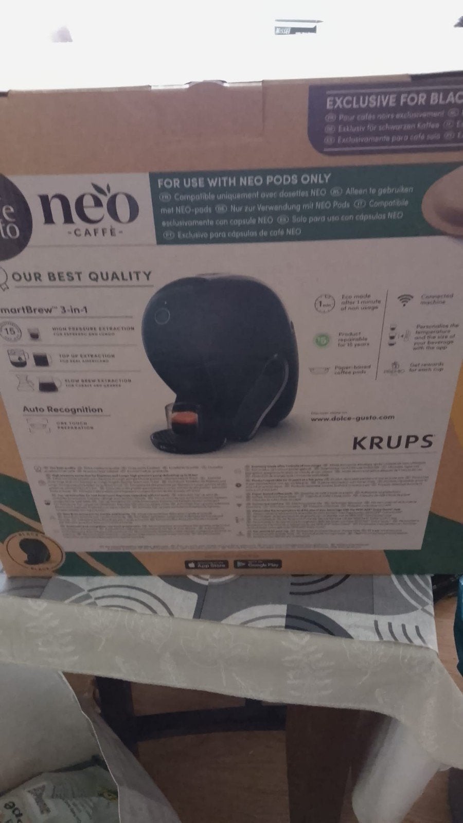 Dolce gusto Neo, Witgoed en Apparatuur, Koffiezetapparaten, 10 kopjes of meer, Ophalen of Verzenden, Zo goed als nieuw, Koffiemachine