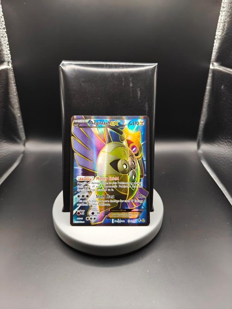 Aegislash EX 65a/119 Phantom Forces - Pokemon Kaart, Ophalen of Verzenden, Zo goed als nieuw, Losse kaart, Foil