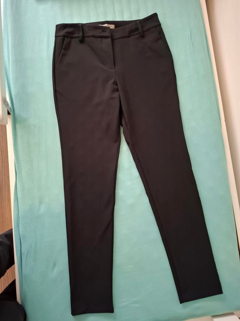 Zwarte pantalon G. Ricceri maat S | high waist nette broek, Maat 38/40 (M), Zwart, Ophalen of Verzenden, Zo goed als nieuw