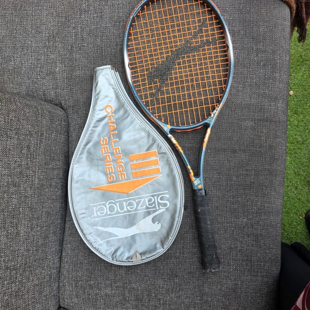 Slazenger Challenge Series Tennisracket met hoes, Sport en Fitness, Tennis, Ophalen, Gebruikt, Racket, Overige merken