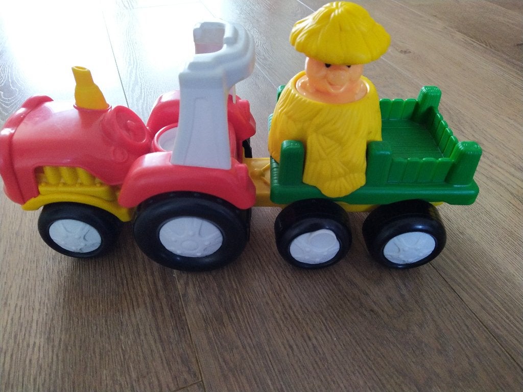 Little people tractor bij rijden gaat hooiberg top omhoog, Ophalen of Verzenden, Gebruikt, Speelset