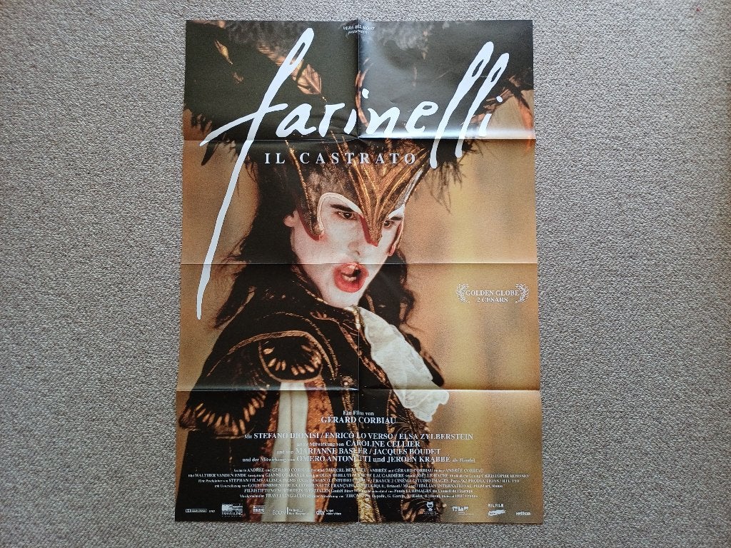 FARINELLI  -  IL   CASTRATO      filmposter., Rechthoekig Staand, Verzenden, Nieuw, A1 t/m A3
