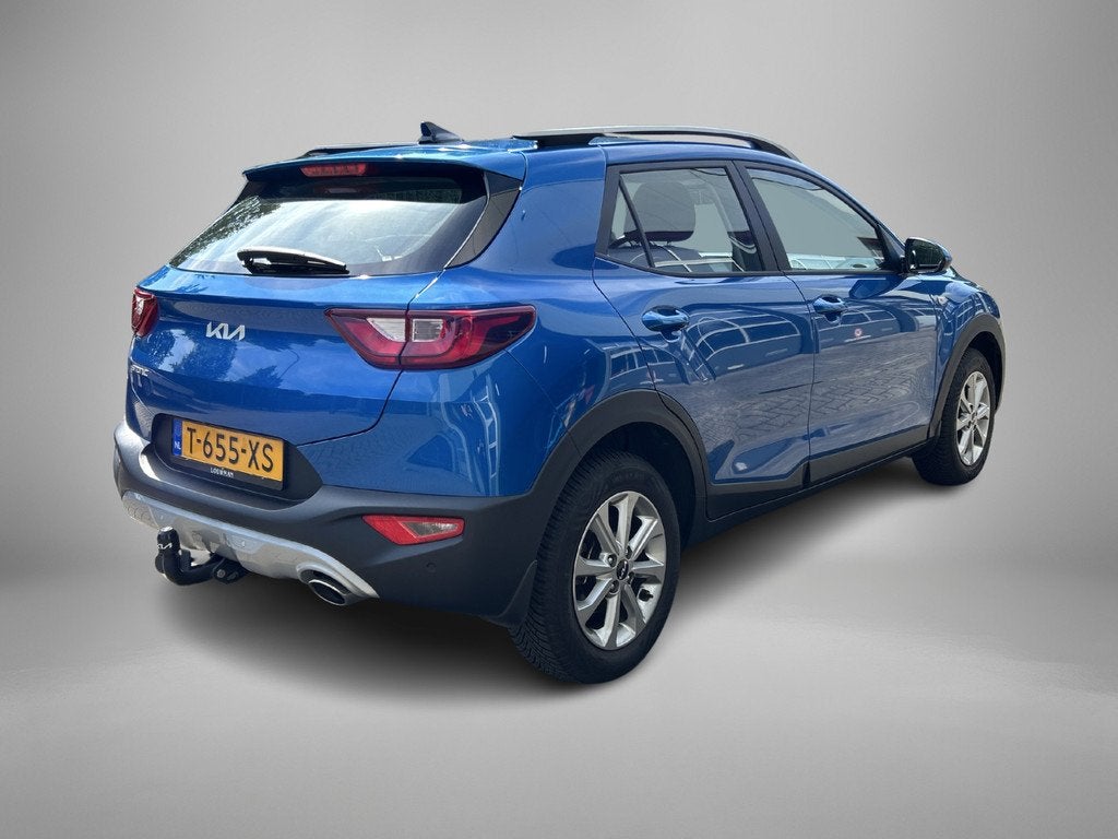 Kia Stonic 1.0 T-GDi MHEV DynamicLine | Trekhaak | LED | Nav, Auto's, Voorwielaandrijving, 12 maanden, Gebruikt, Blauw