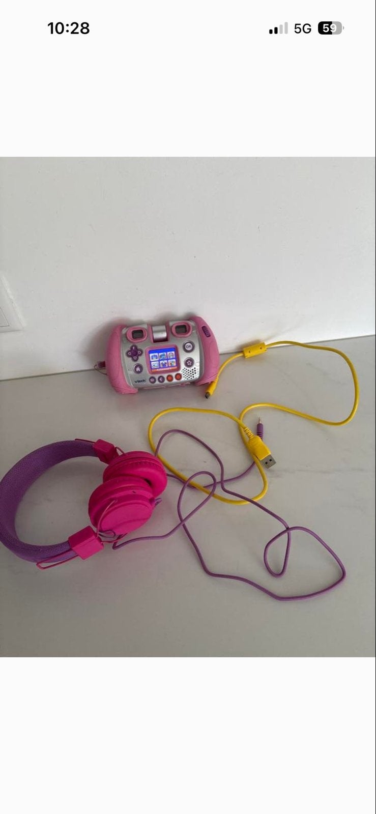 VTech Kidizoom Camera met Koptelefoon - Roze, Ophalen of Verzenden, Gebruikt, 4 tot 6 jaar