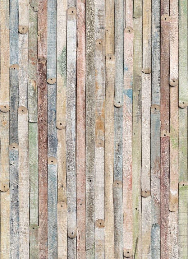 Vintage Wood behang 184 x 254 cm NU 25% echte korting!, Huis en Inrichting, Stoffering | Behang, Verzenden, Minder dan 10 m², Strand, shabby, vintage, ibiza,