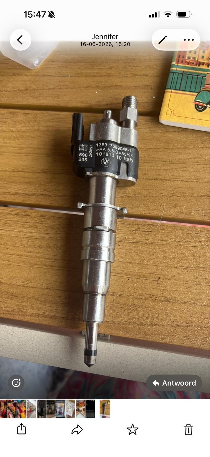 Injecties van een bmw, Ophalen of Verzenden, BMW