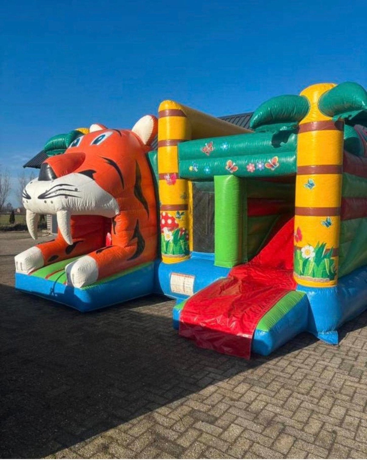 Springkussen Tijger Multiplay  (te huur), Ophalen, Zo goed als nieuw, Overige