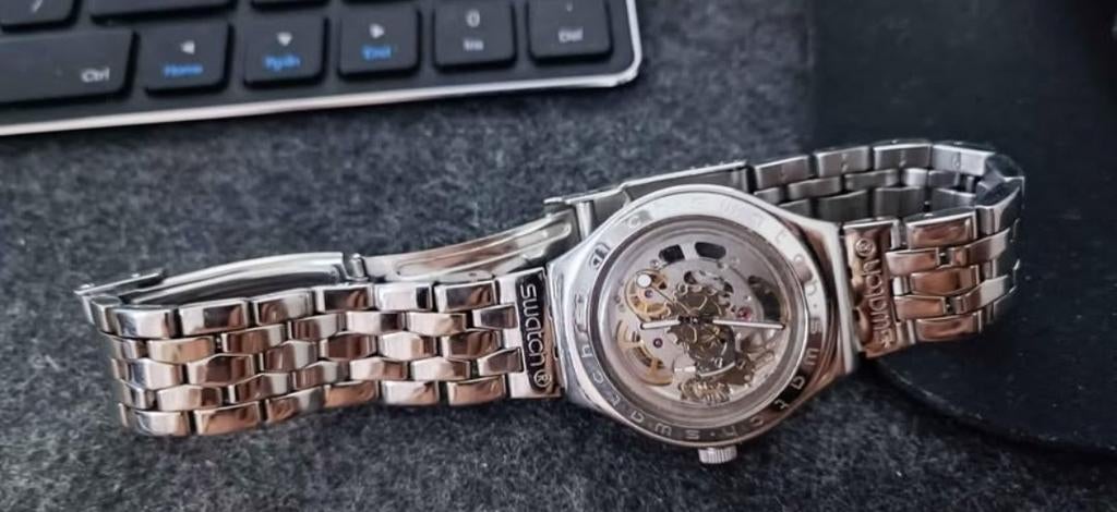 SWATCH Irony Polshorloge - Stijlvol en Gebruikt, Sieraden, Tassen en Uiterlijk, Horloges | Heren, Ophalen of Verzenden