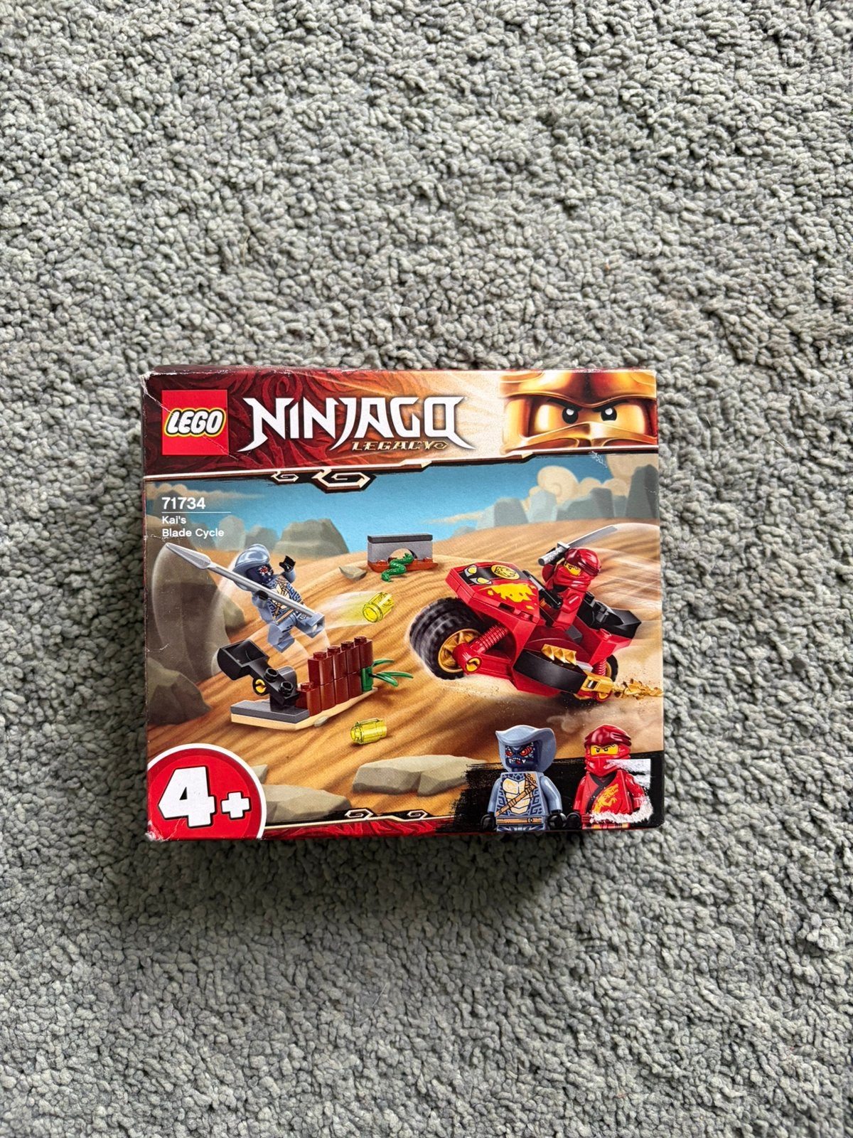 Lego Ninjago Kai’s Blade Cycle 71734, Lego, Ophalen of Verzenden, Zo goed als nieuw, Inclusief doos