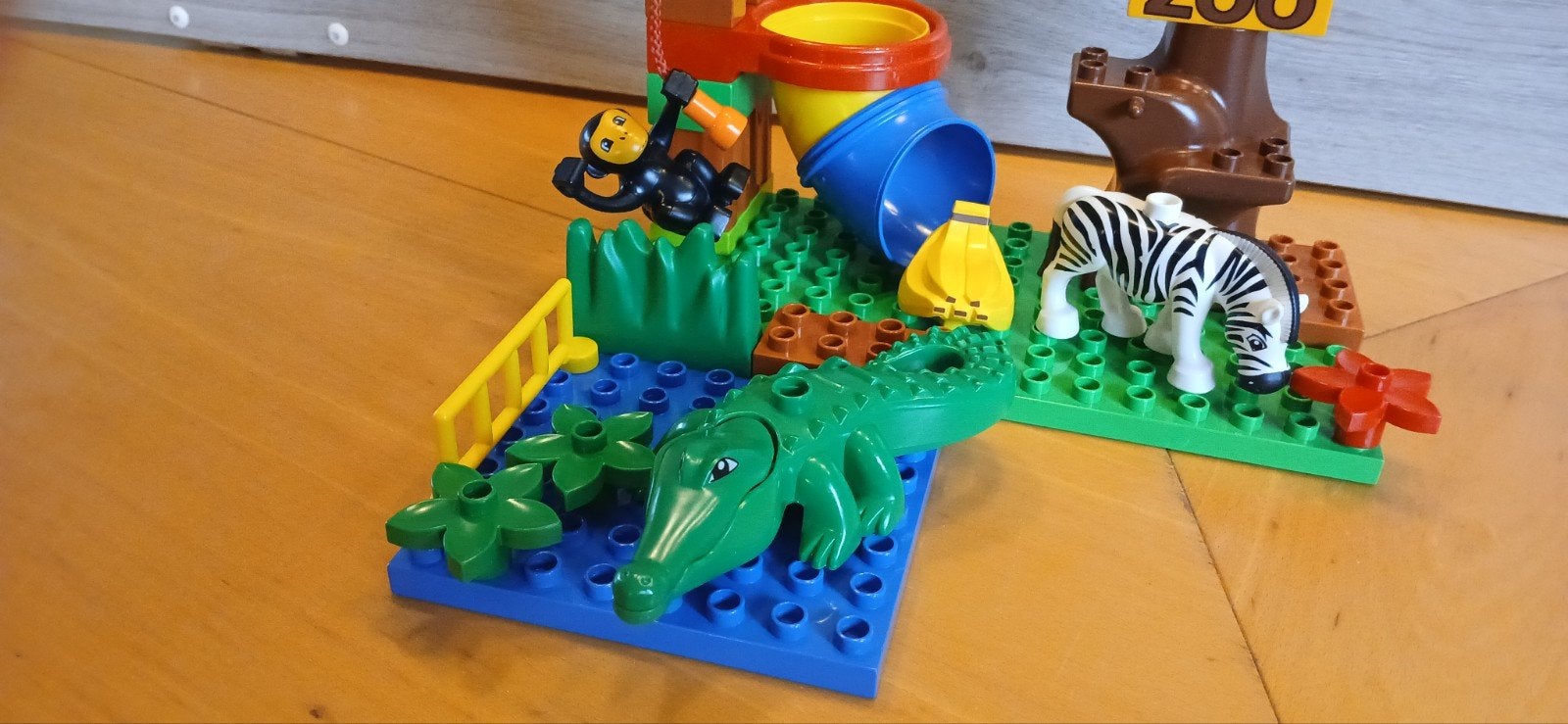 Duplo 4961 Fun Zoo, Kinderen en Baby's, Speelgoed | Duplo en Lego, Ophalen of Verzenden, Zo goed als nieuw, Complete set, Duplo