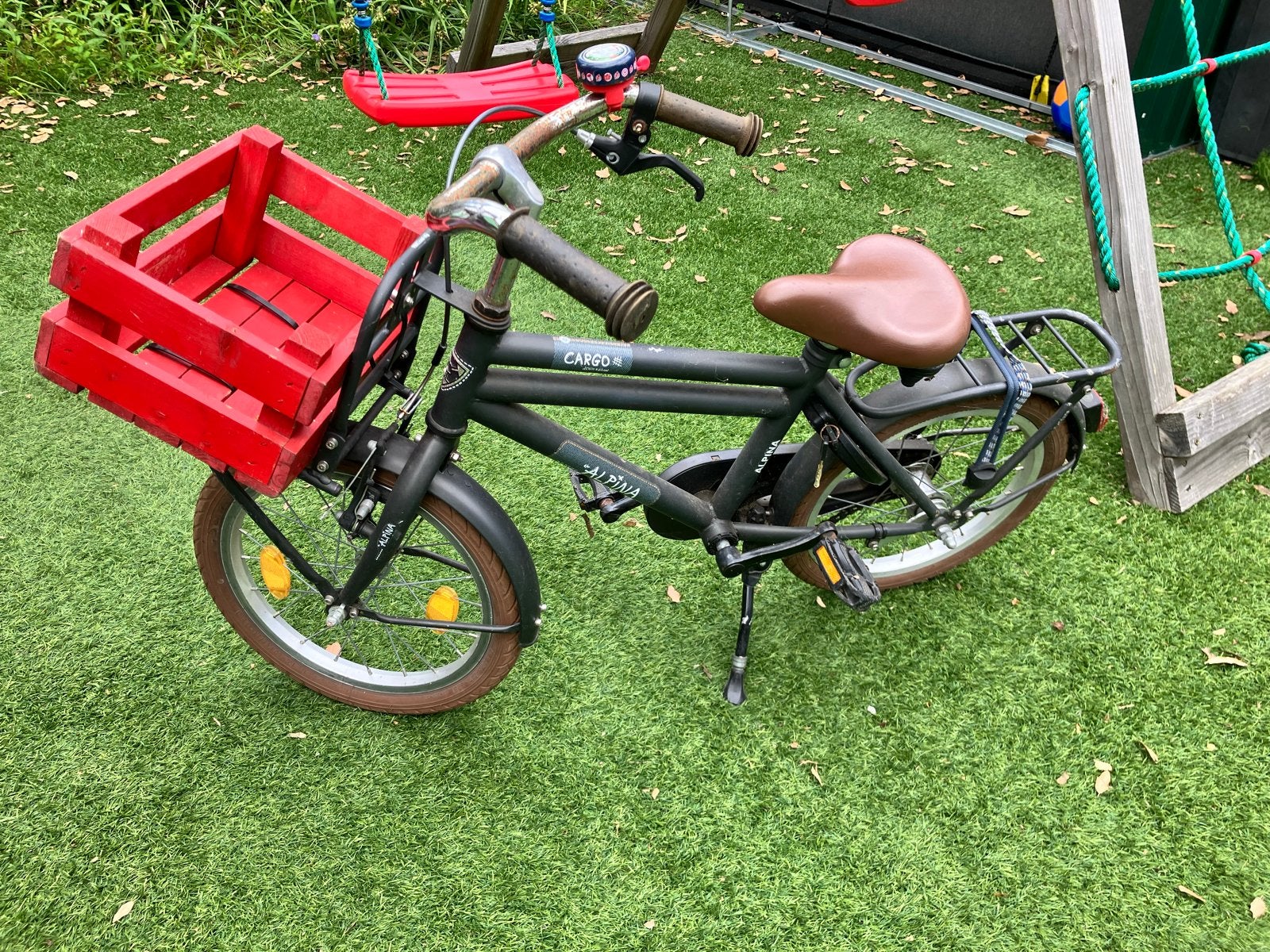 Alpina Cargo kinderfiets - heeft liefde nodig, Ophalen, Gebruikt, 16 tot 20 inch