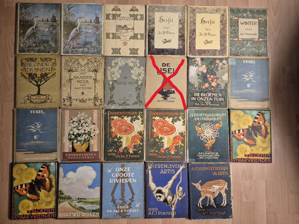 Verkade albums (J. Thijsse / A. Portielje / A. van Laren), Boeken, Ophalen, Gelezen, Diverse auteurs, Plaatjesalbum