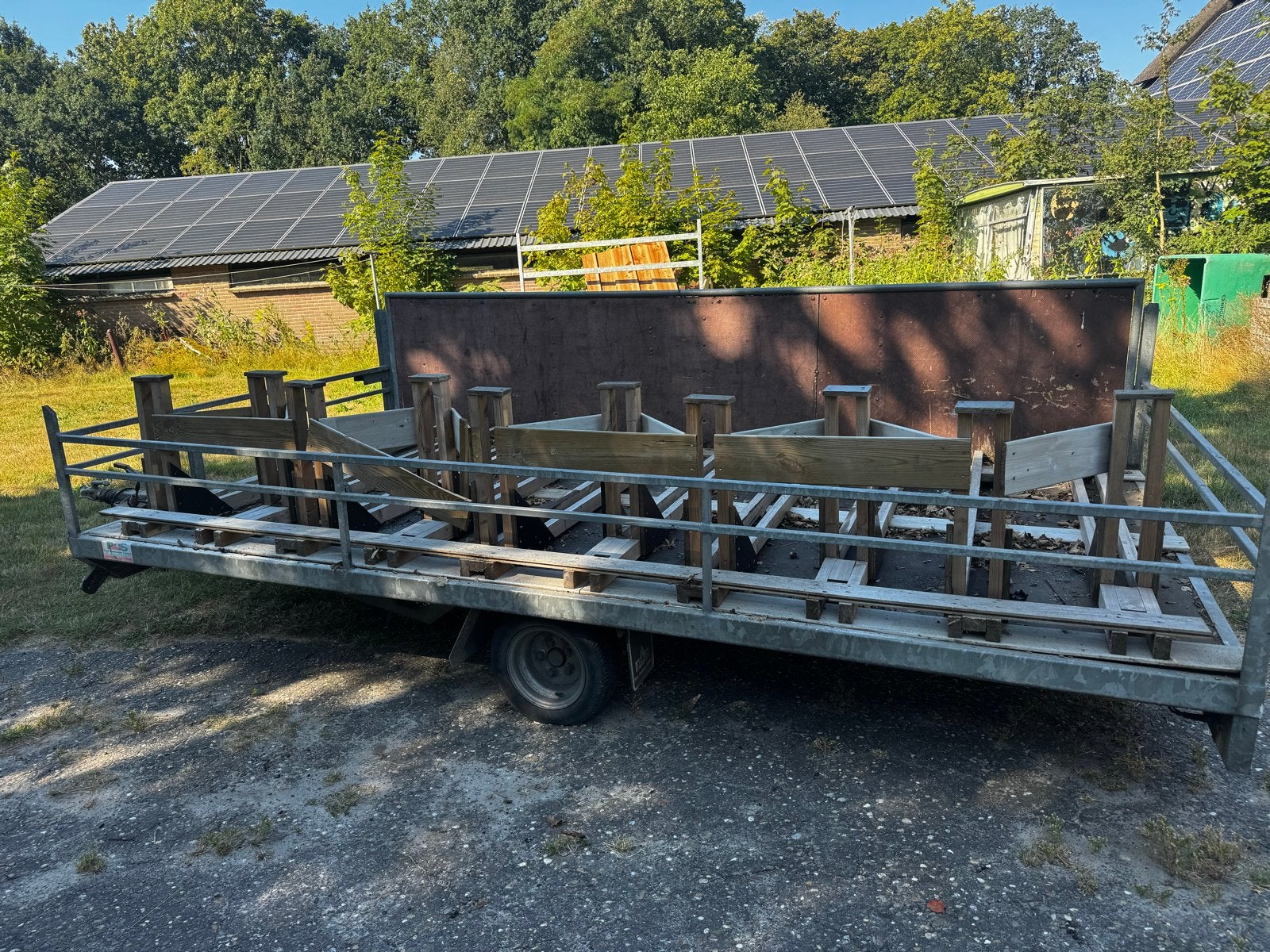 Plateau aanhanger 380x200 - Ideaal voor transport, Auto diversen, Gebruikt, Verzenden, X, X